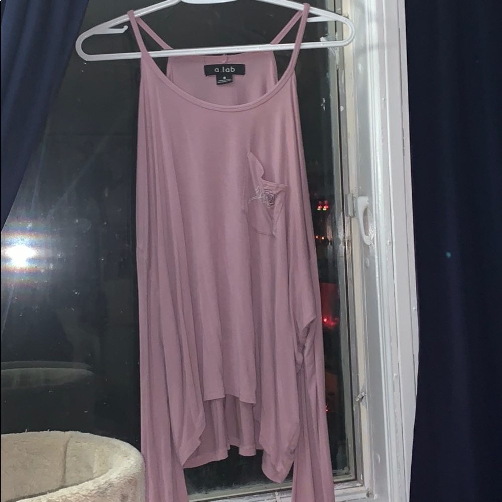 Long sleeve pink shirt
